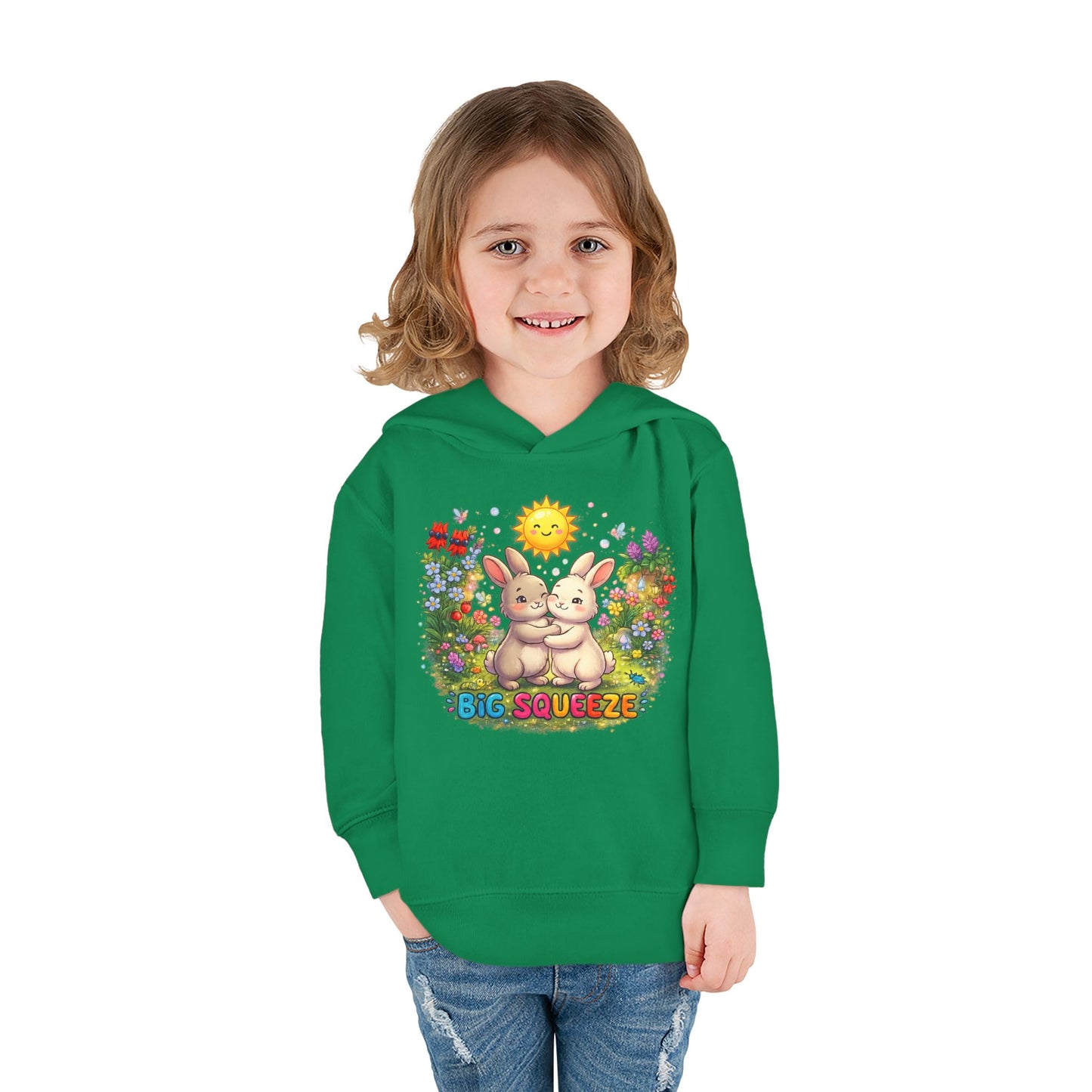 Big Squeeze Bunny Toddler Pullover Fleece Hoodie