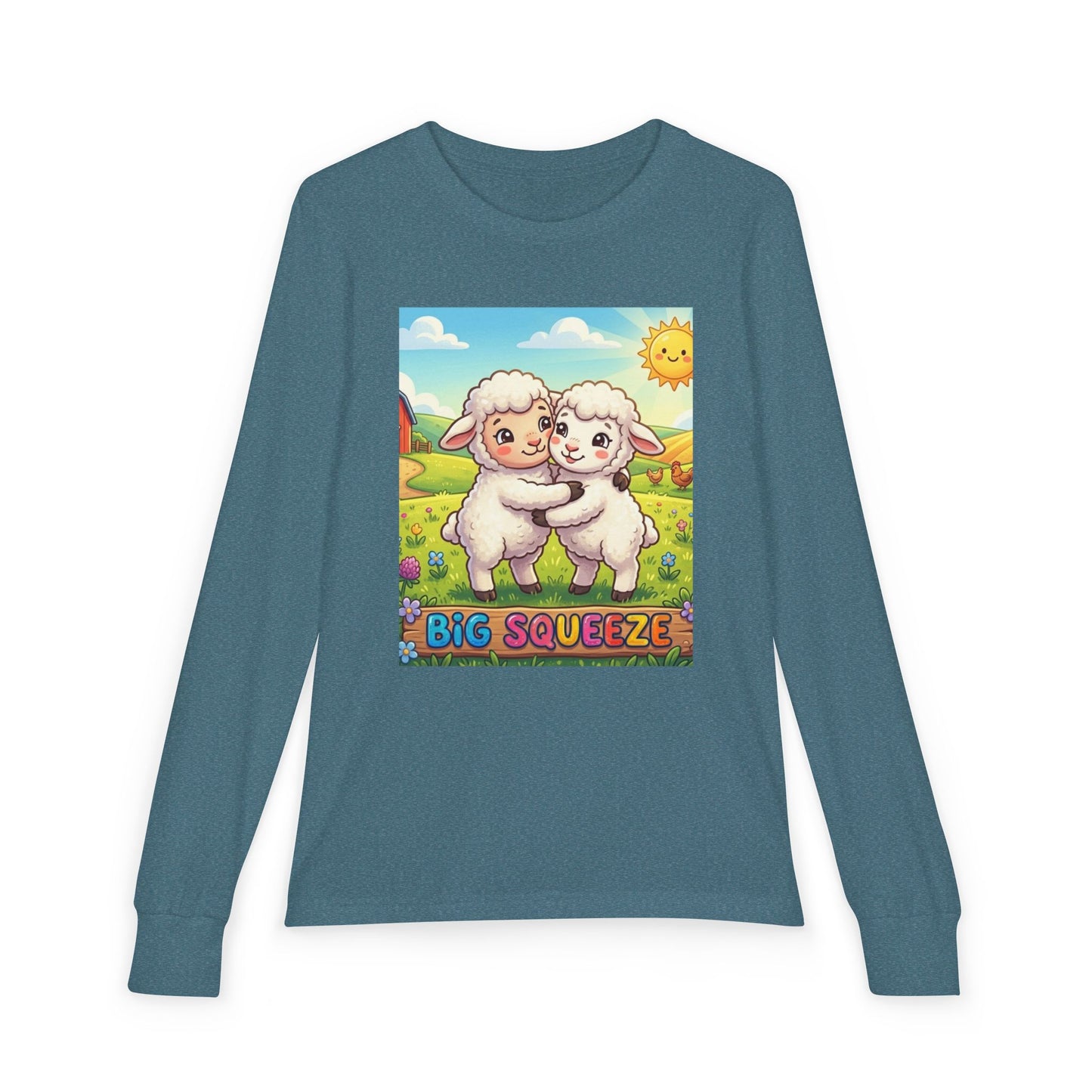 Big Squeeze Lamb Youth Jersey Long Sleeve Tee