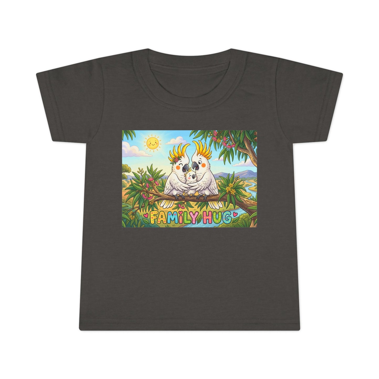 Family Hug Cockatoo Toddler T-shirt