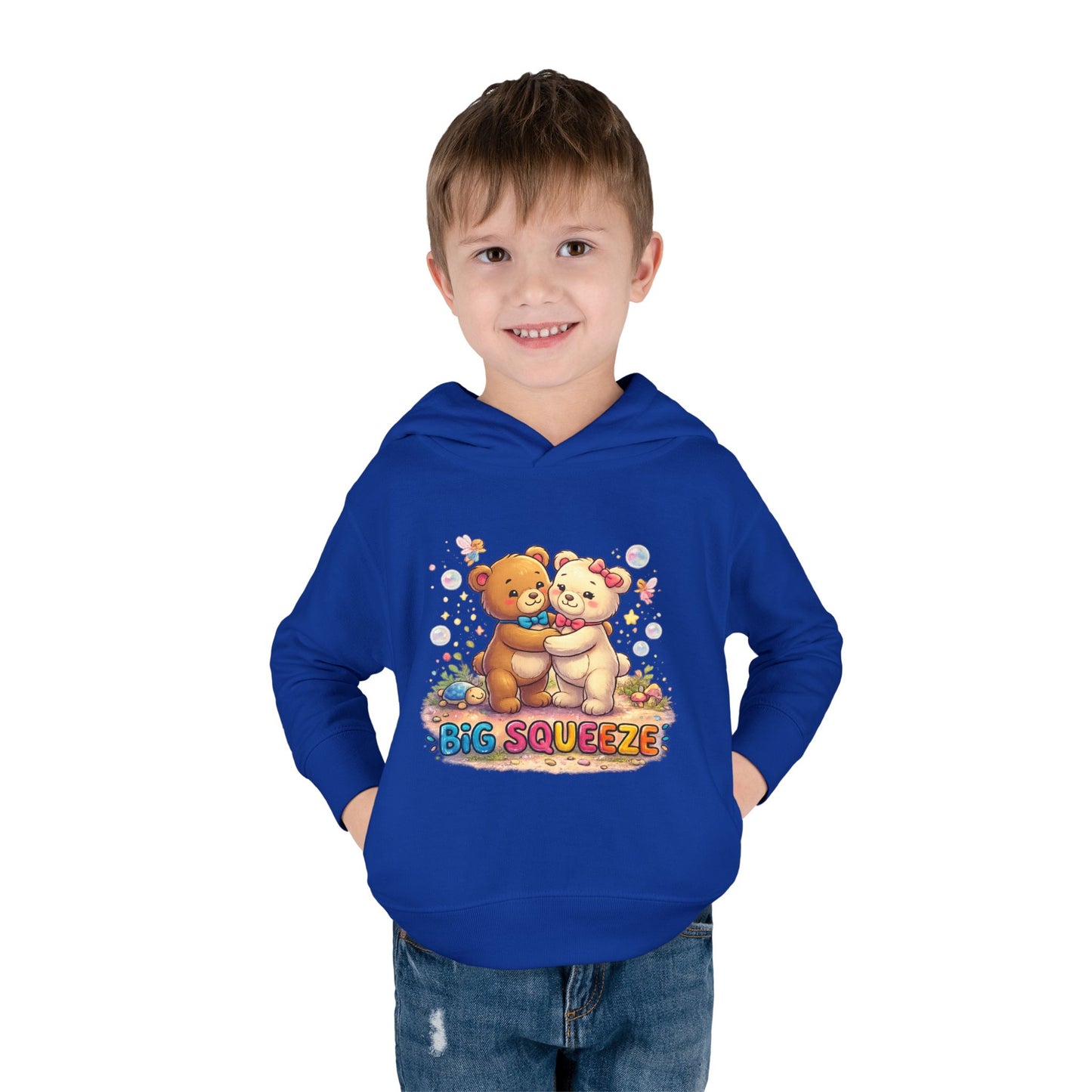 Big Squeeze Teddy Toddler Pullover Fleece Hoodie