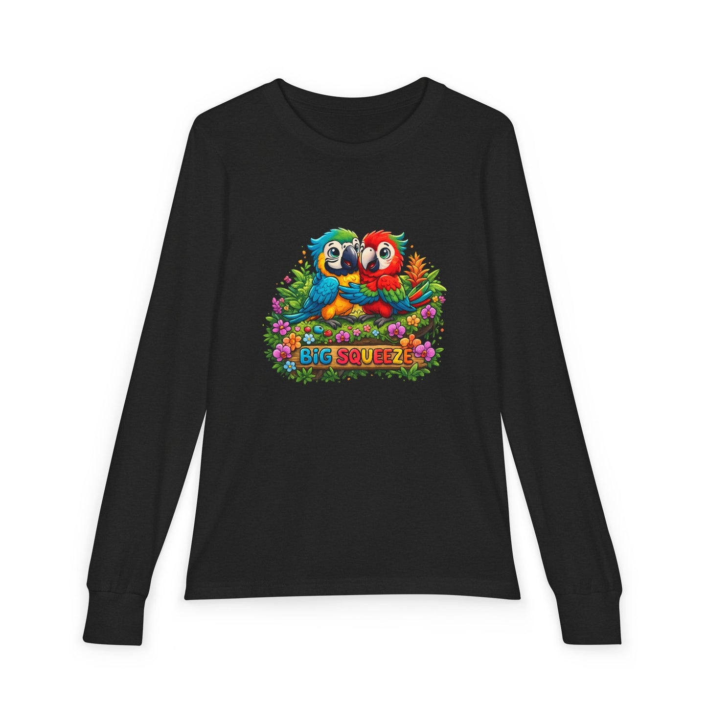 Big Squeeze Macaw Youth Jersey Long Sleeve Tee