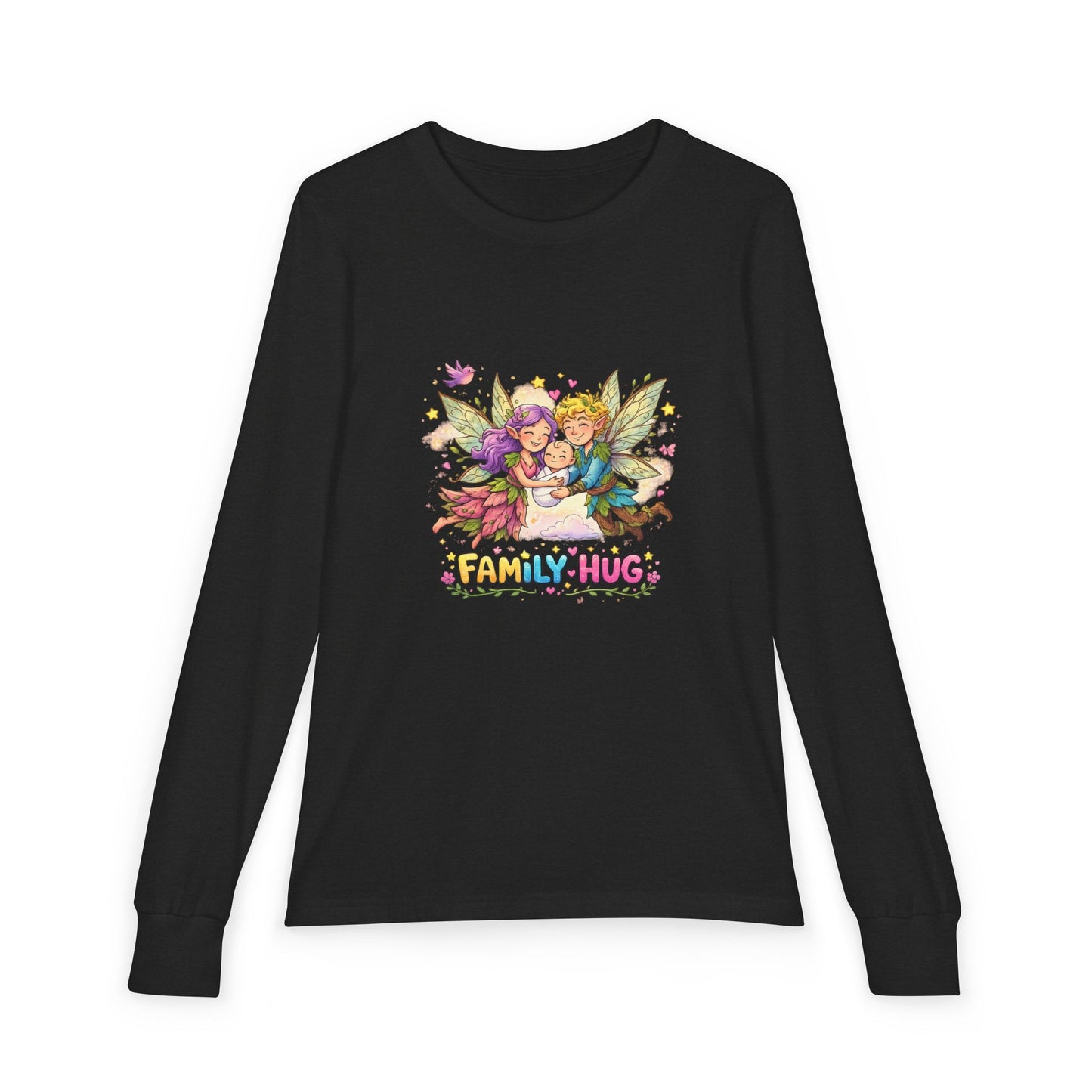 Family Hug Fairy Youth Jersey Long Sleeve Tee