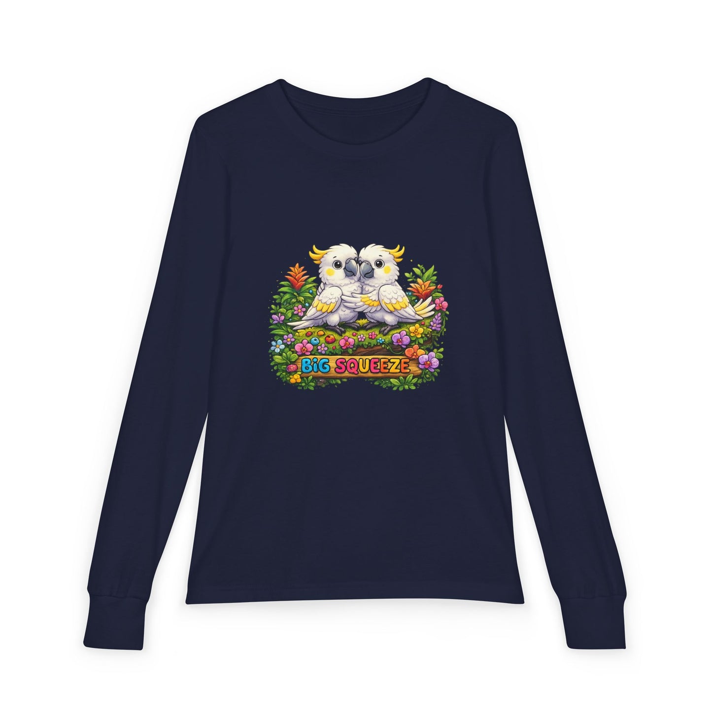Big Squeeze Cockatoo Youth Jersey Long Sleeve Tee