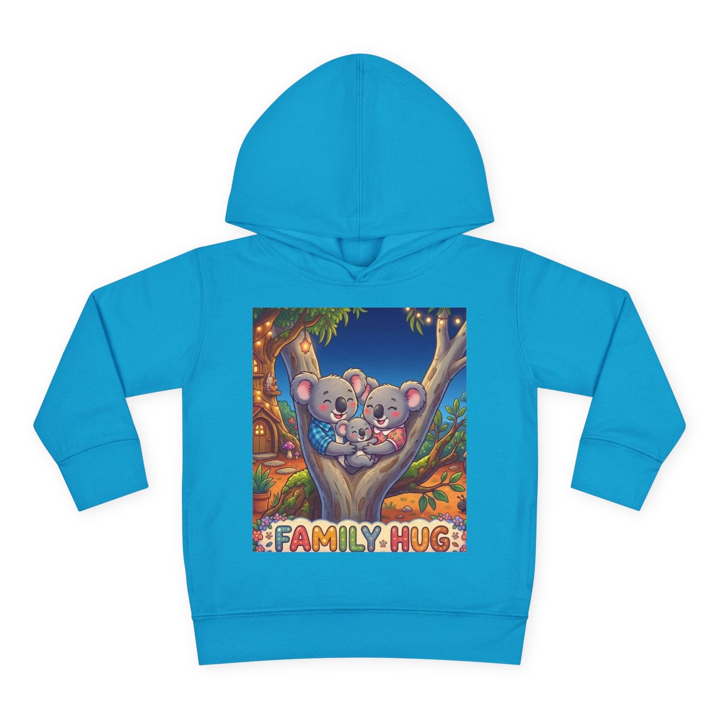 Family Hug Koala Toddler Pullover Fleece Hoodie
