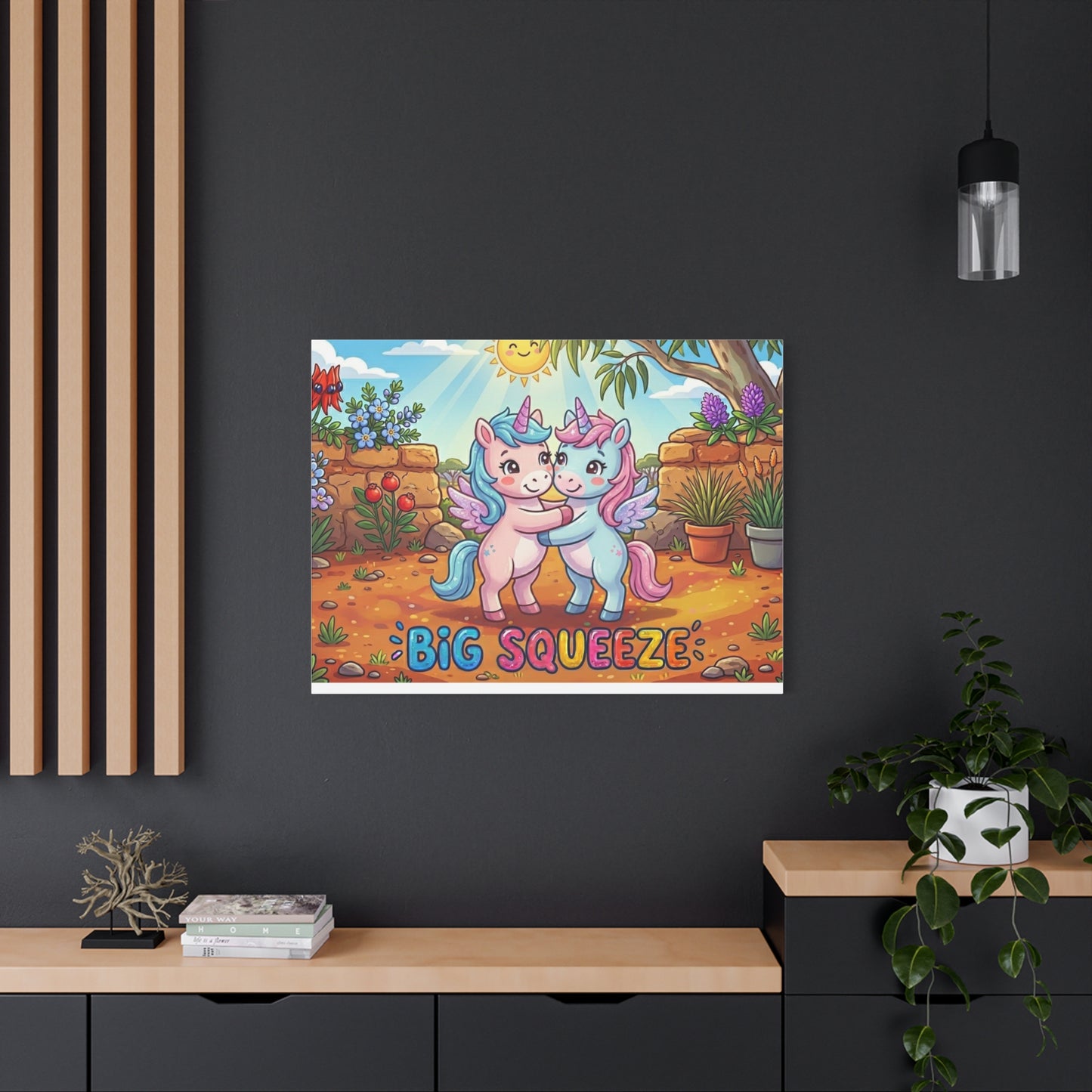 Big Squeeze Unicorn Classic Canvas