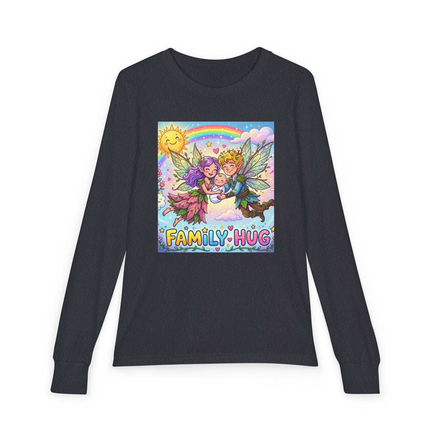 Family Hug Fairy Youth Jersey Long Sleeve Tee