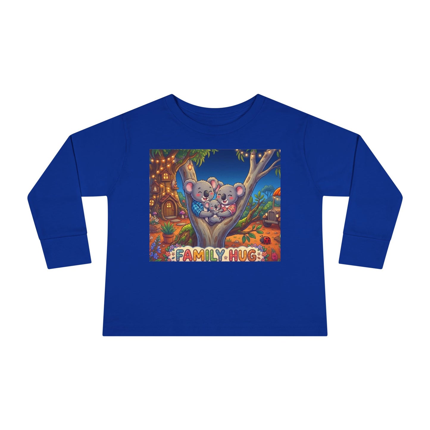 Family Hug Koala Toddler Long Sleeve Tee