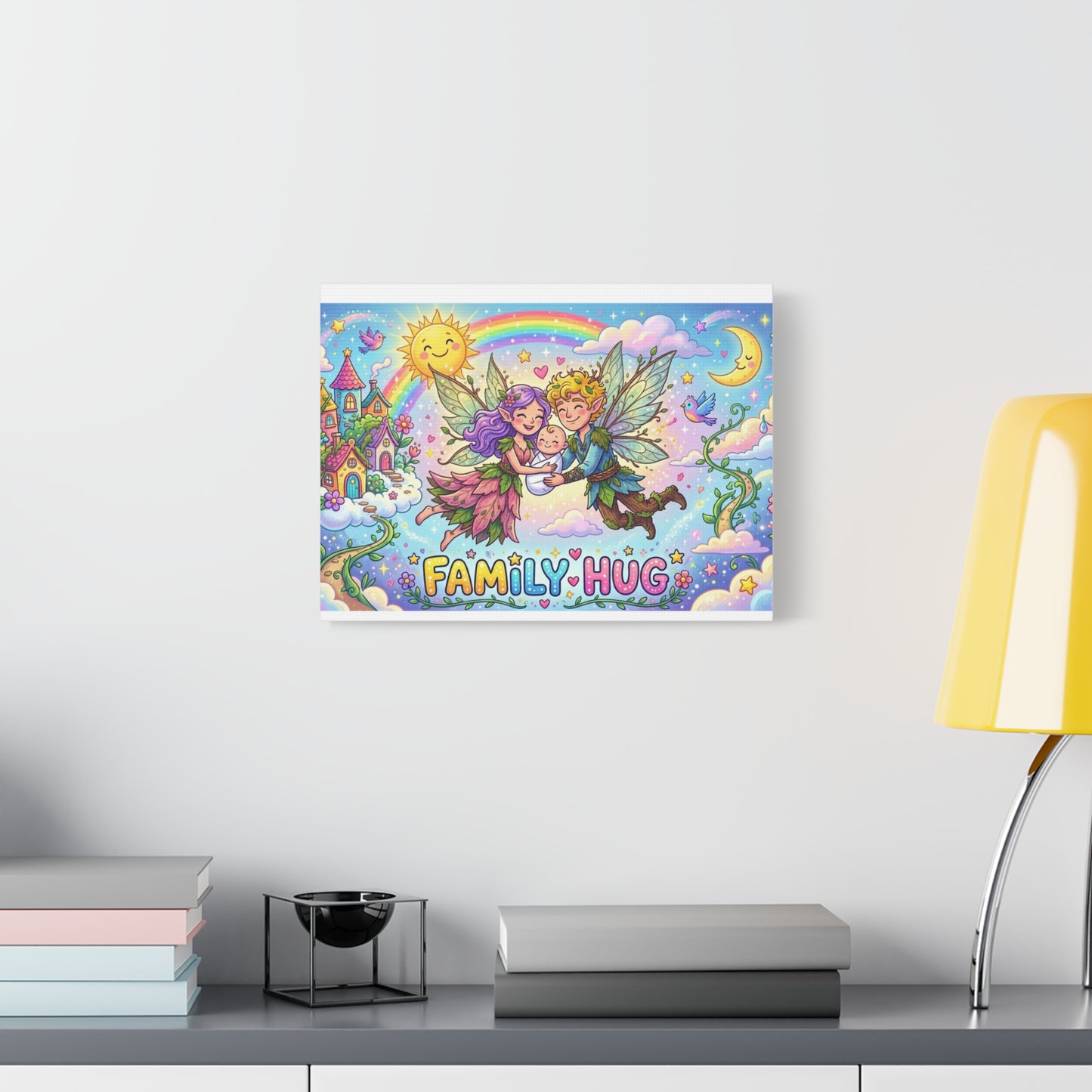 Family Hug Fairy Classic Canvas