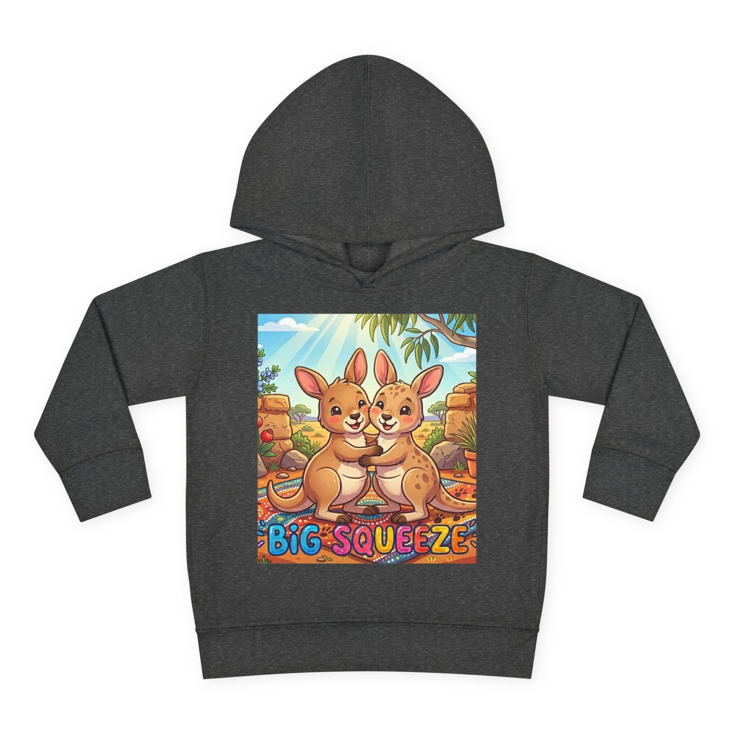 Big Squeeze Kangaroo Toddler Pullover Fleece Hoodie