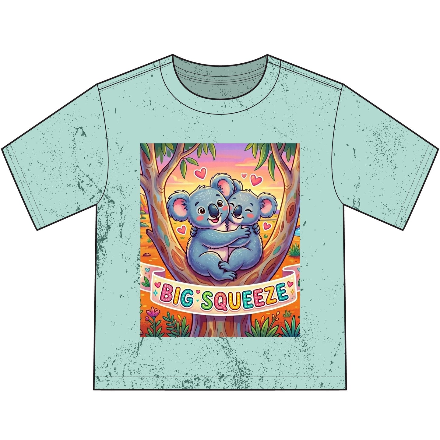 Big Squeeze Koala Heavyweight Color Blast Youth T-Shirt