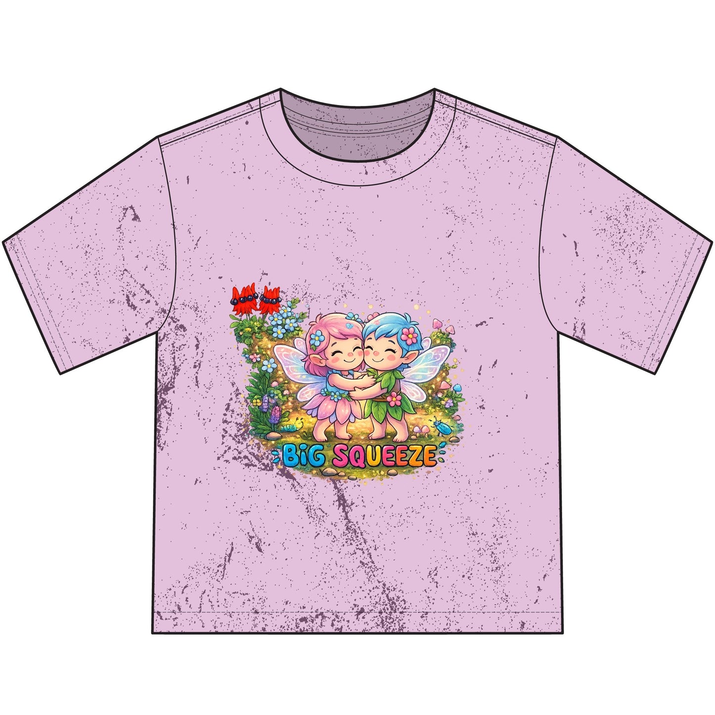 Big Squeeze Fairy Heavyweight Color Blast Youth T-Shirt