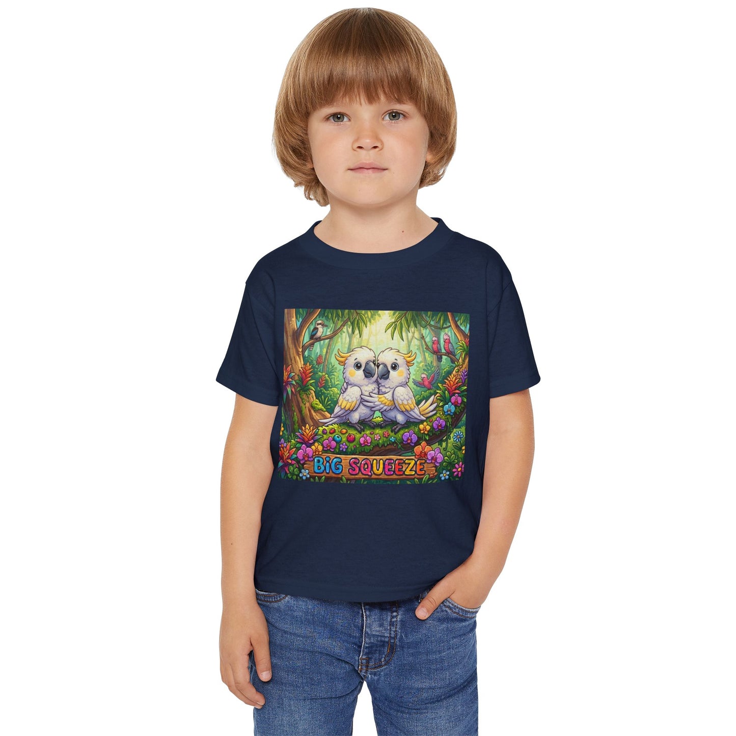 Big Squeeze Cockatoo Heavy Cotton™ Toddler T-shirt