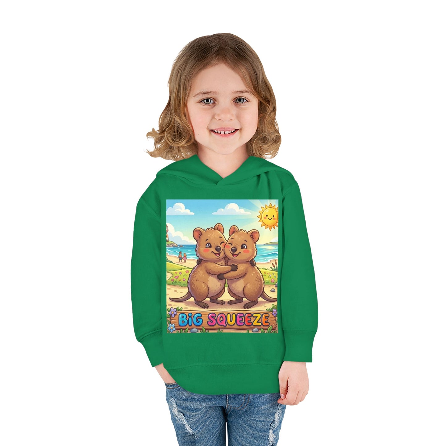 Big Squeeze Quokka Toddler Pullover Fleece Hoodie