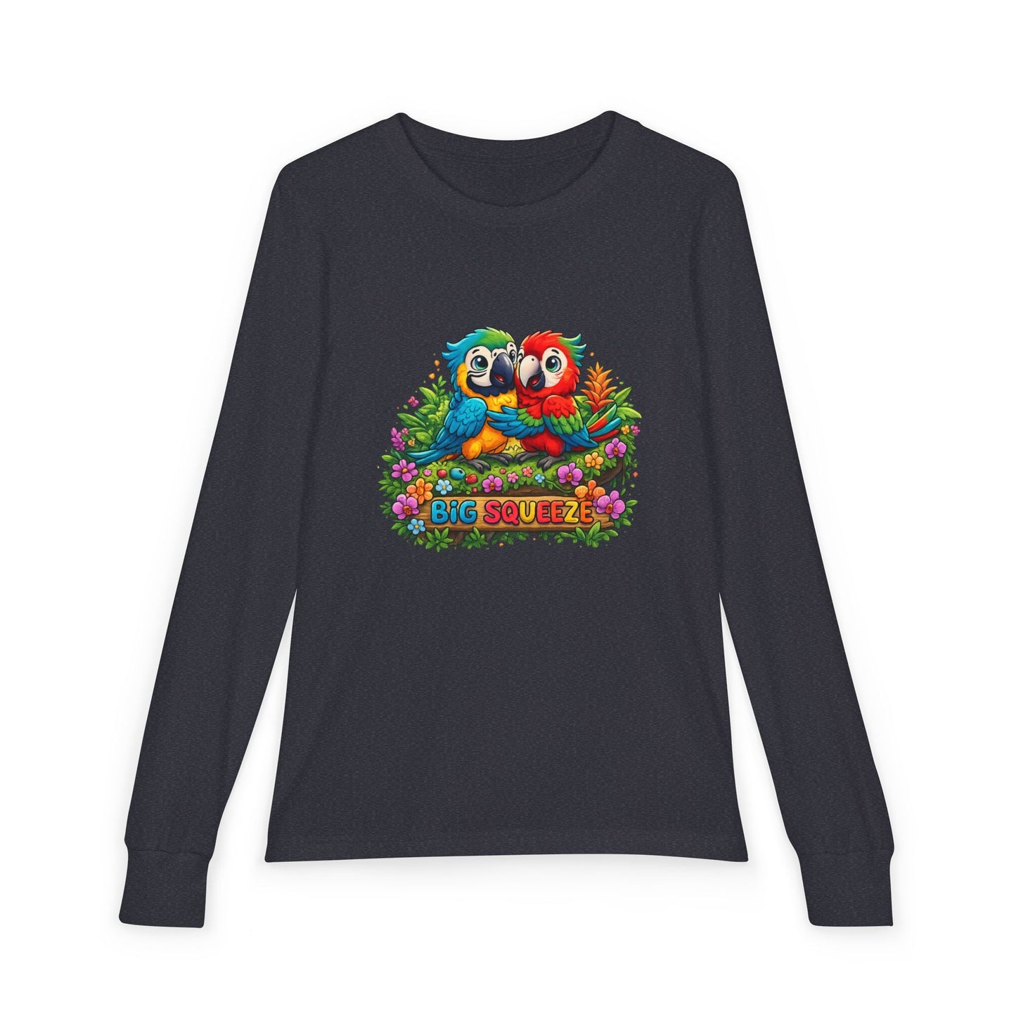 Big Squeeze Macaw Youth Jersey Long Sleeve Tee