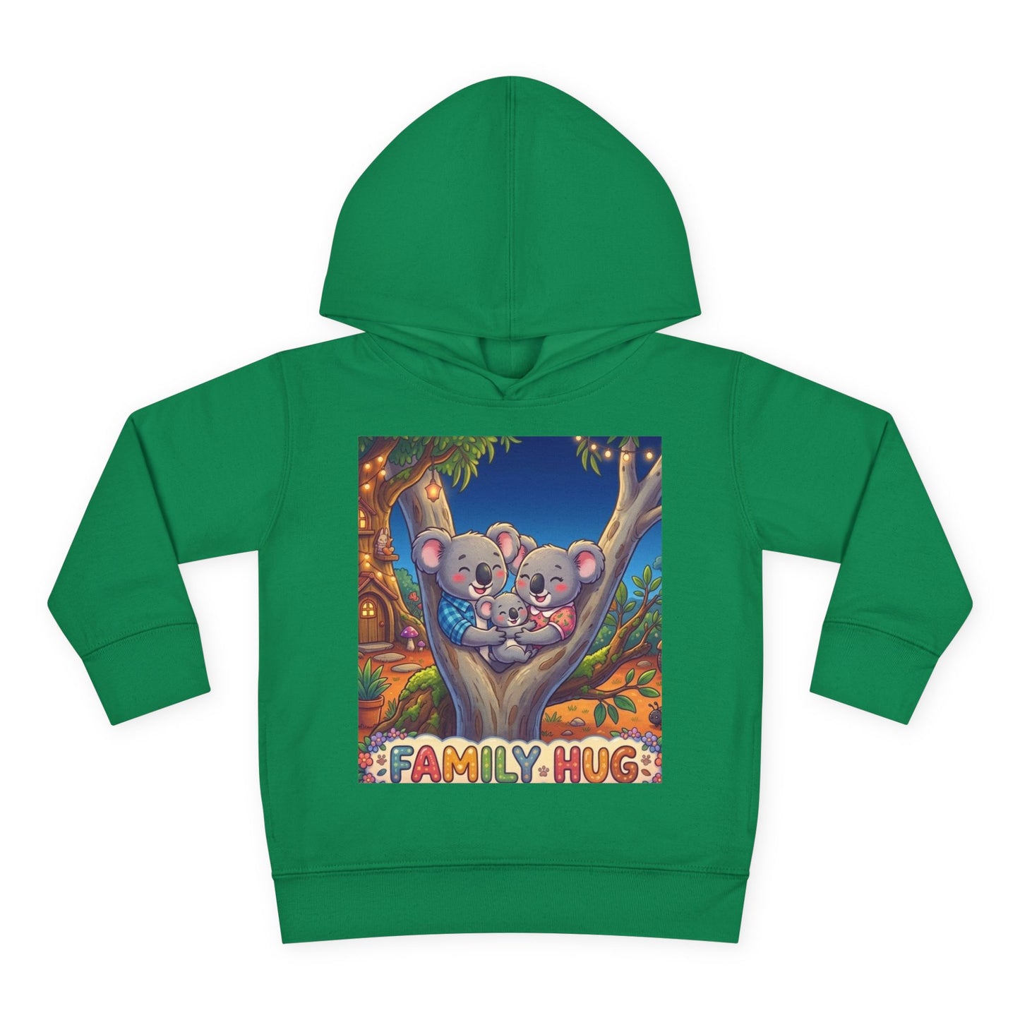 Family Hug Koala Toddler Pullover Fleece Hoodie