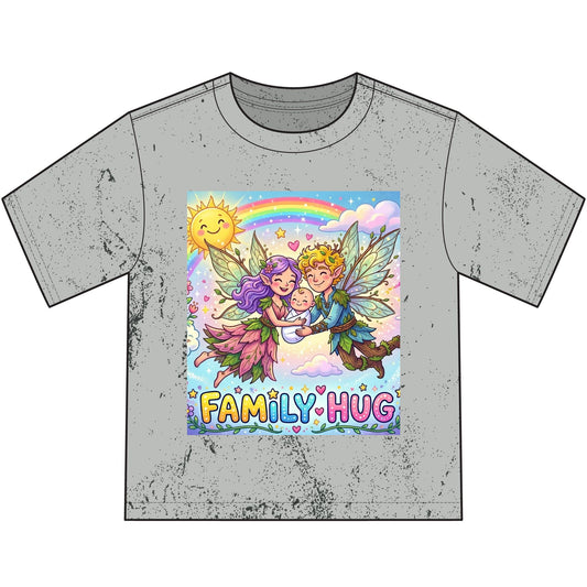 Family Hug Fairy Heavyweight Color Blast Youth T-Shirt