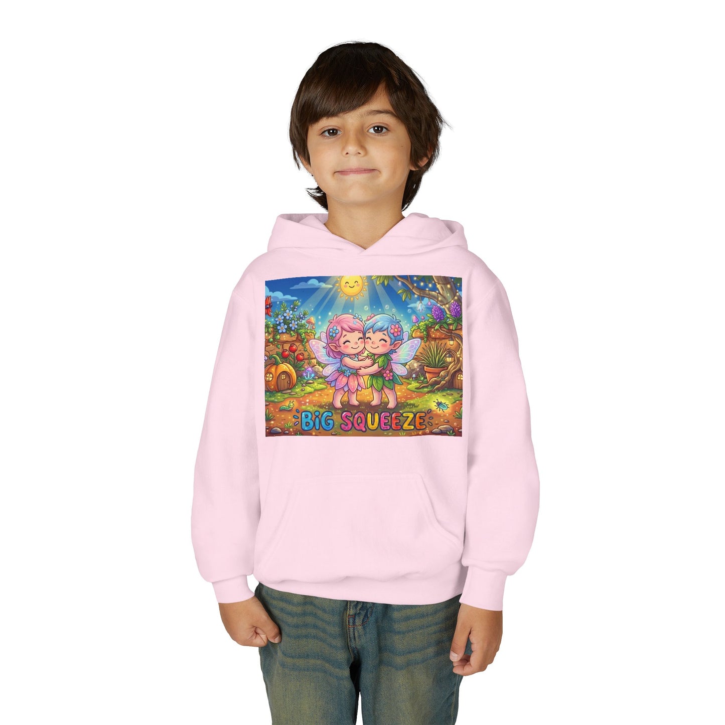 Big Squeeze Fairy Youth Heavy Blend Hooded Sweatshirt