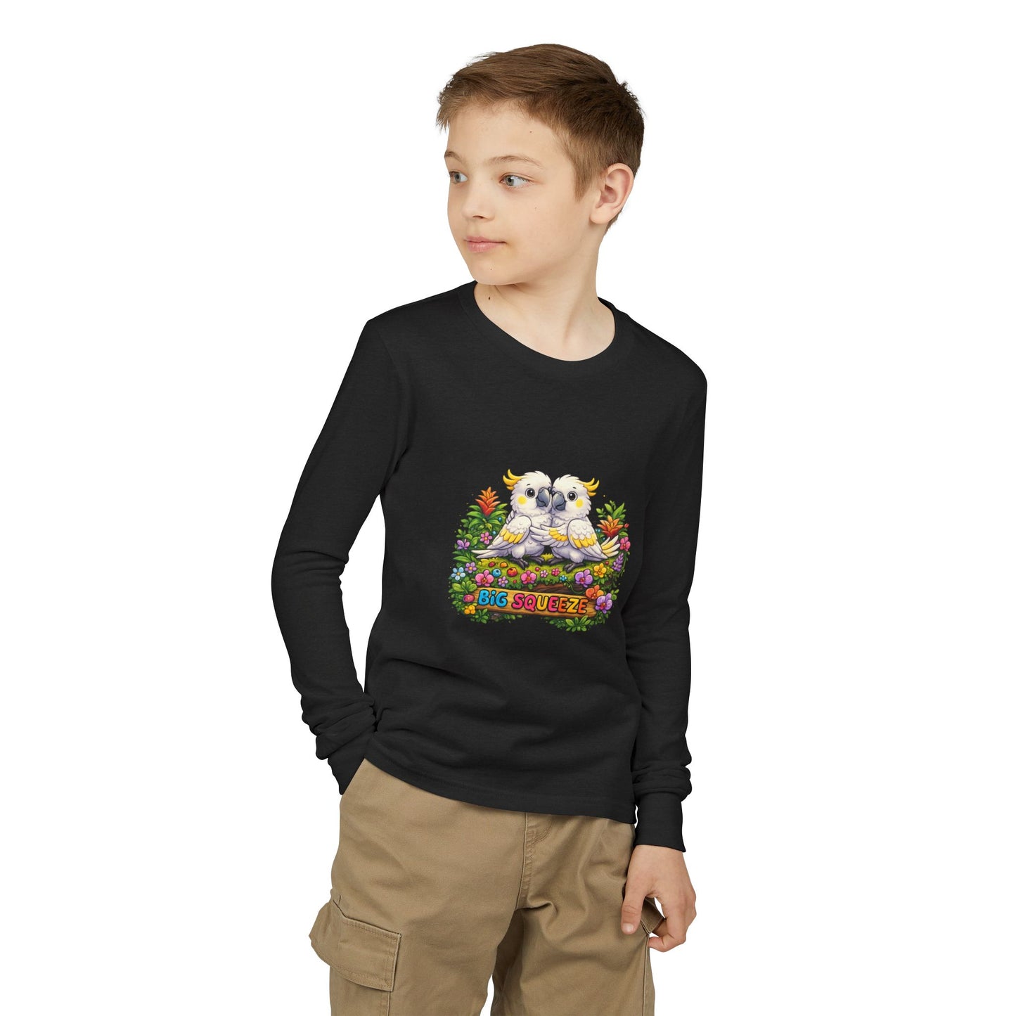 Big Squeeze Cockatoo Youth Jersey Long Sleeve Tee