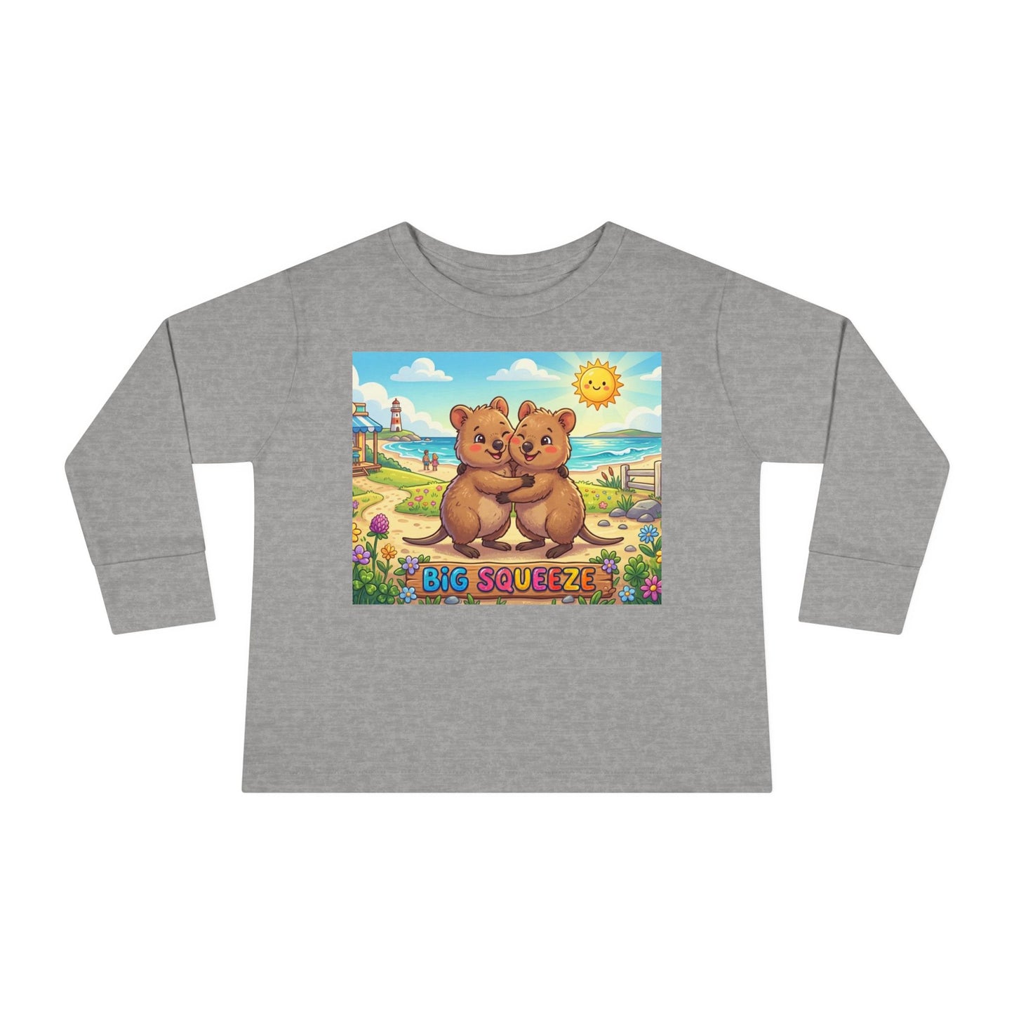 Big Squeeze Quokka Toddler Long Sleeve Tee