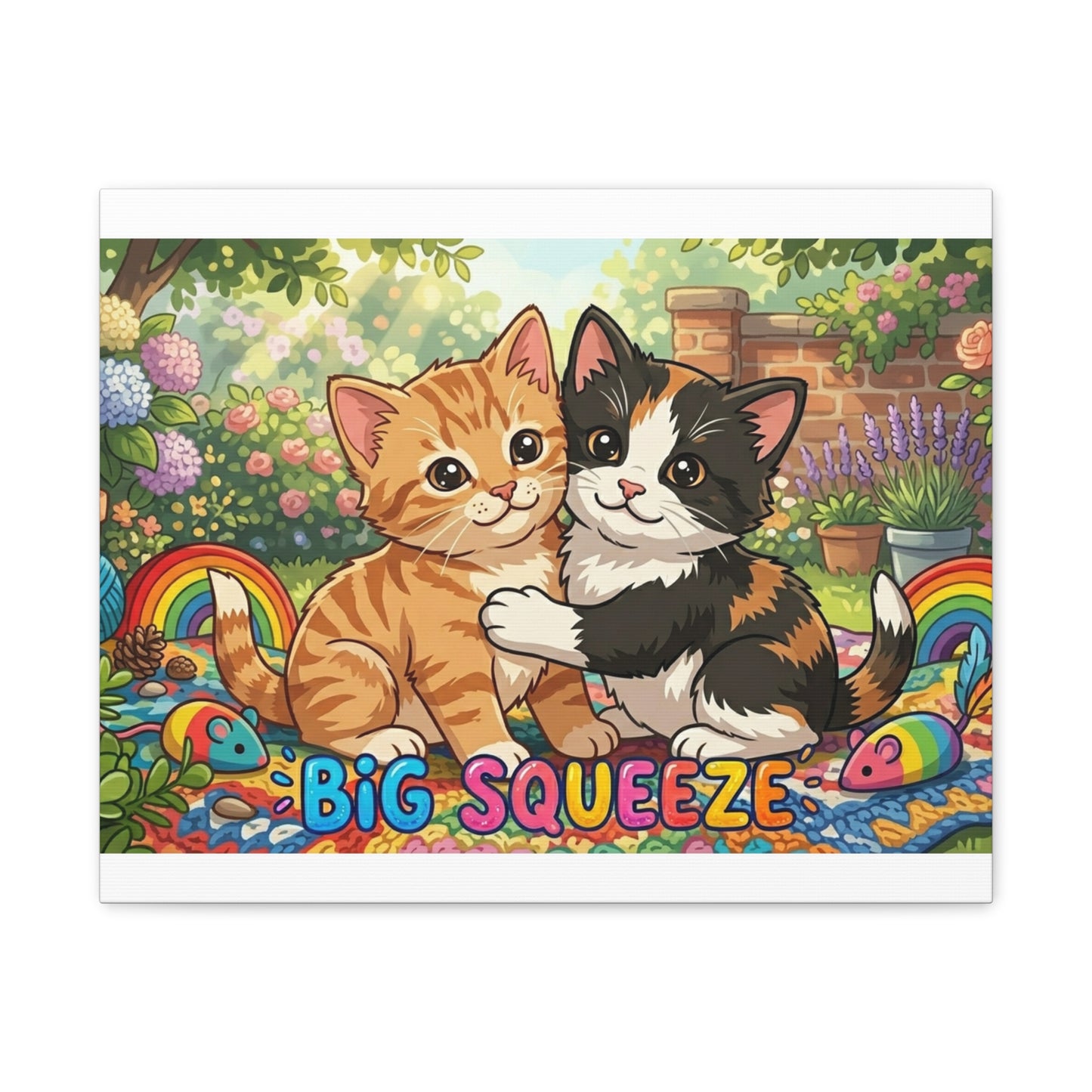 Big Squeeze Kitten Classic Canvas