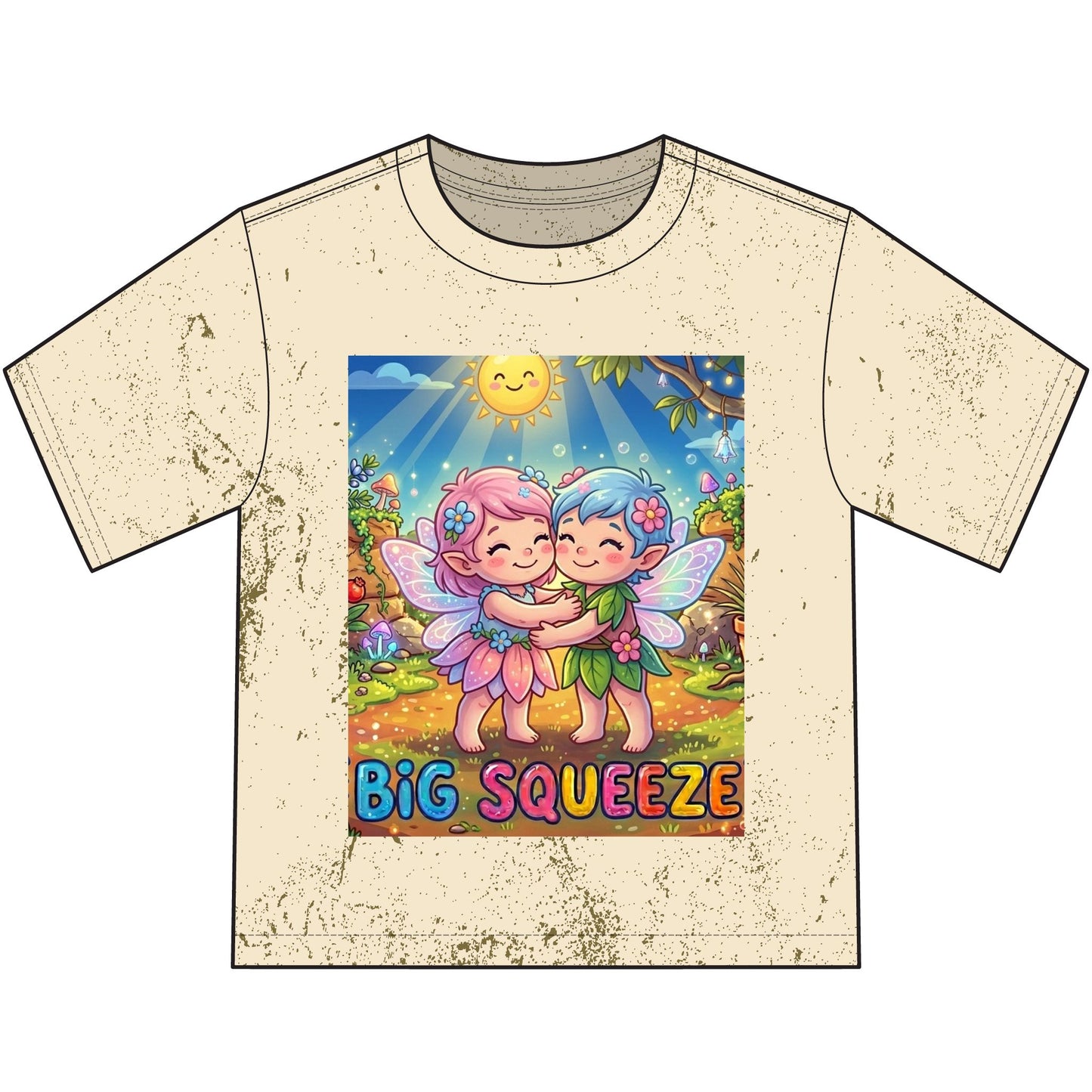 Big Squeeze Fairy Heavyweight Color Blast Youth T-Shirt