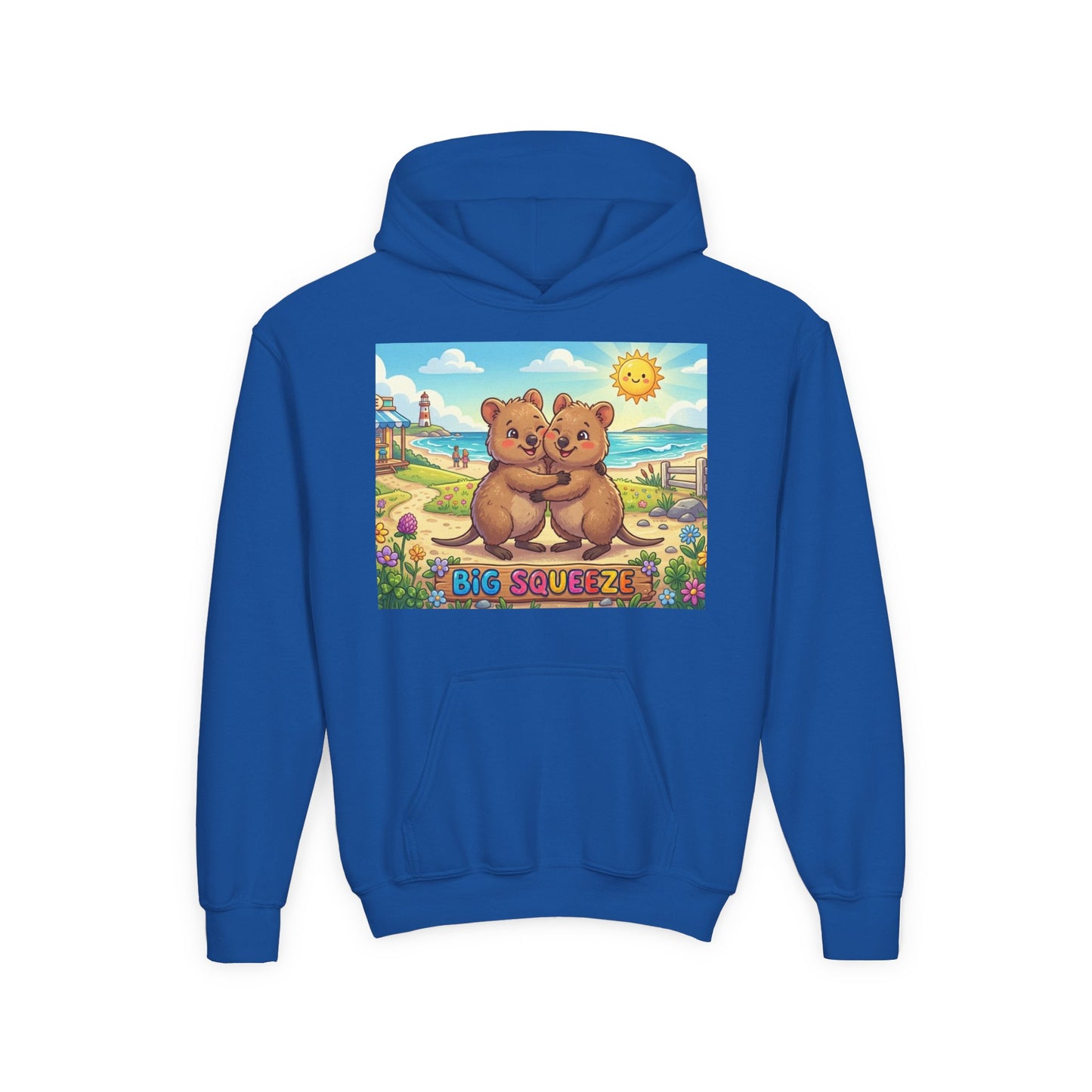 Big Squeeze Quokka Youth Heavy Blend Hooded Sweatshirt