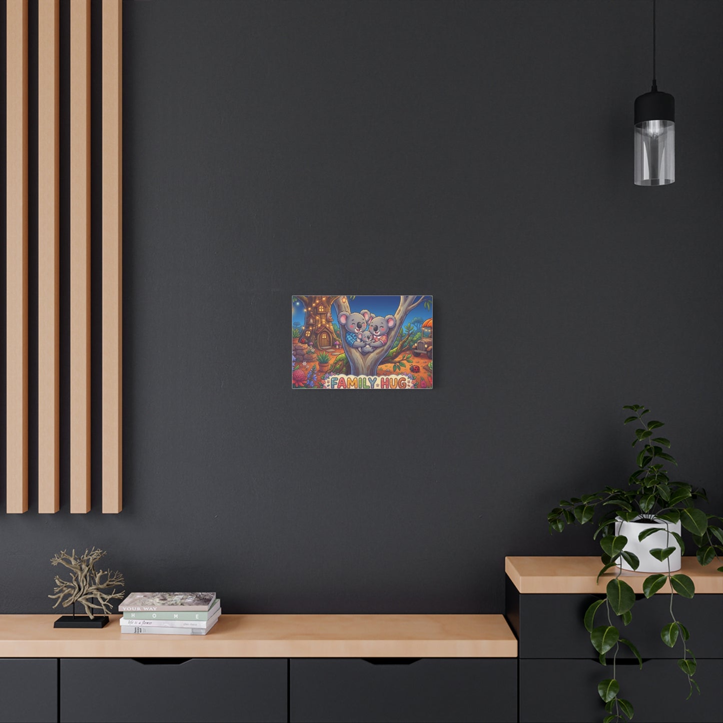 Family Hug Koala Classic Canvas