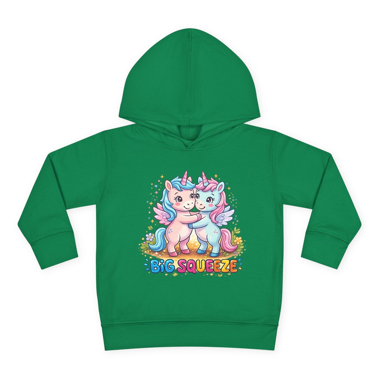 Big Squeeze Unicorn Toddler Pullover Fleece Hoodie