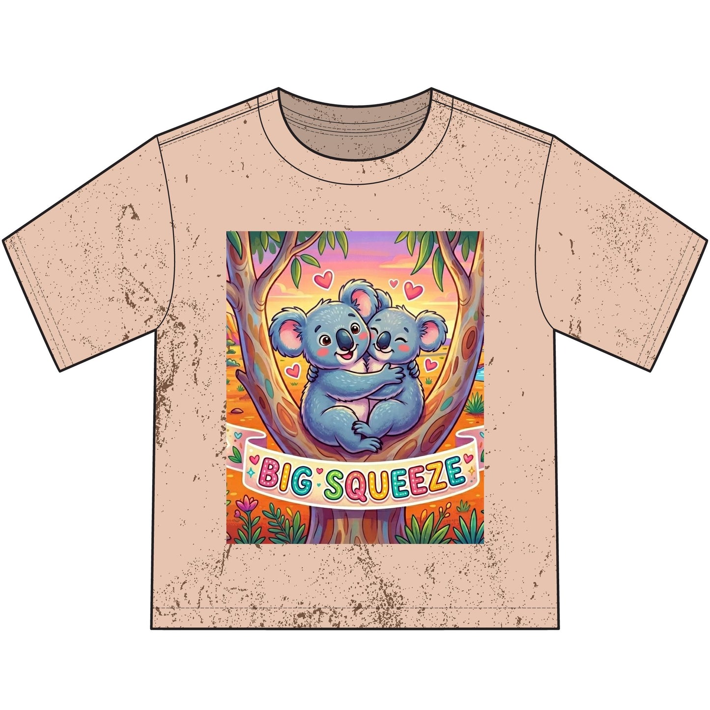 Big Squeeze Koala Heavyweight Color Blast Youth T-Shirt