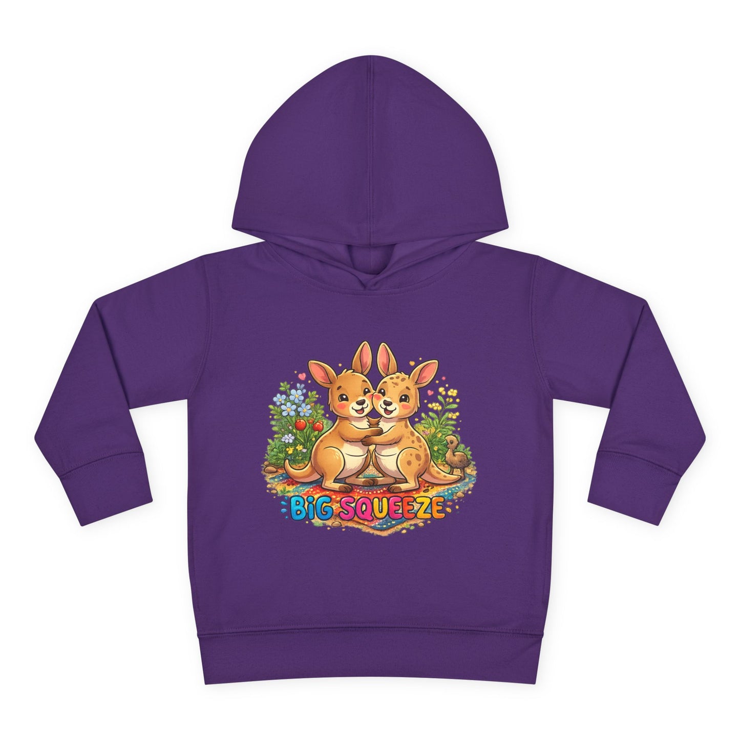 Big Squeeze Kangaroo Toddler Pullover Fleece Hoodie