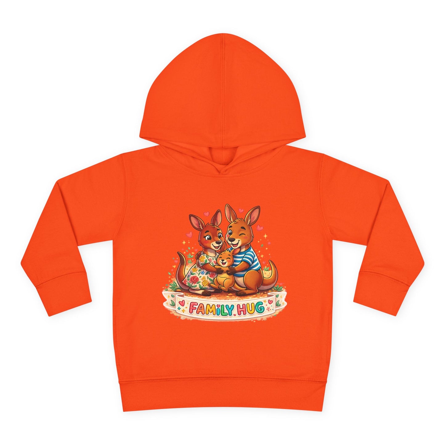 Family Hug Kangaroo Toddler Pullover Fleece Hoodie