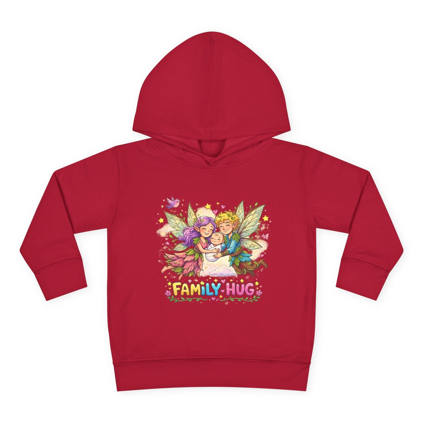 Family Hug Fairy Toddler Pullover Fleece Hoodie