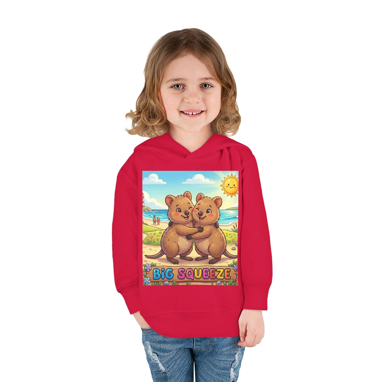 Big Squeeze Quokka Toddler Pullover Fleece Hoodie
