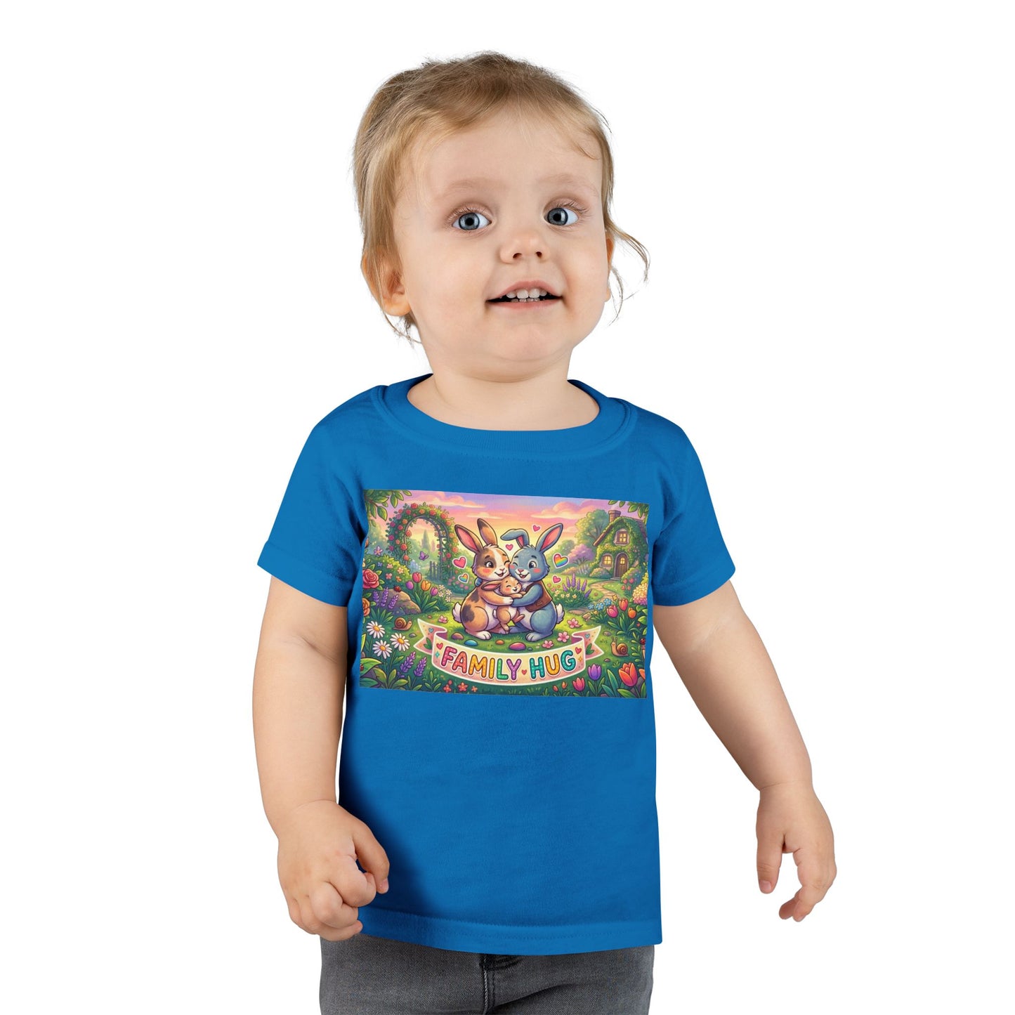 Family Hug Bunny Toddler T-shirt