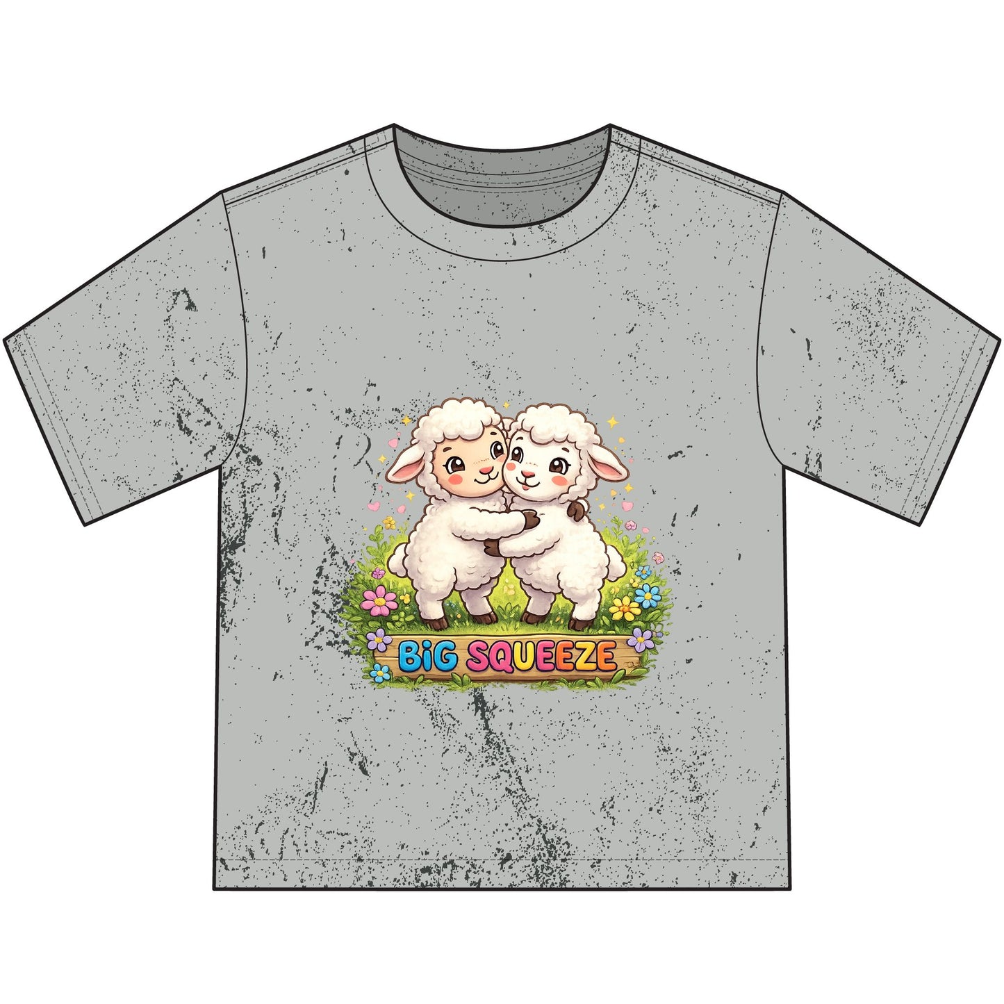 Big Squeeze Lamb Heavyweight Color Blast Youth T-Shirt