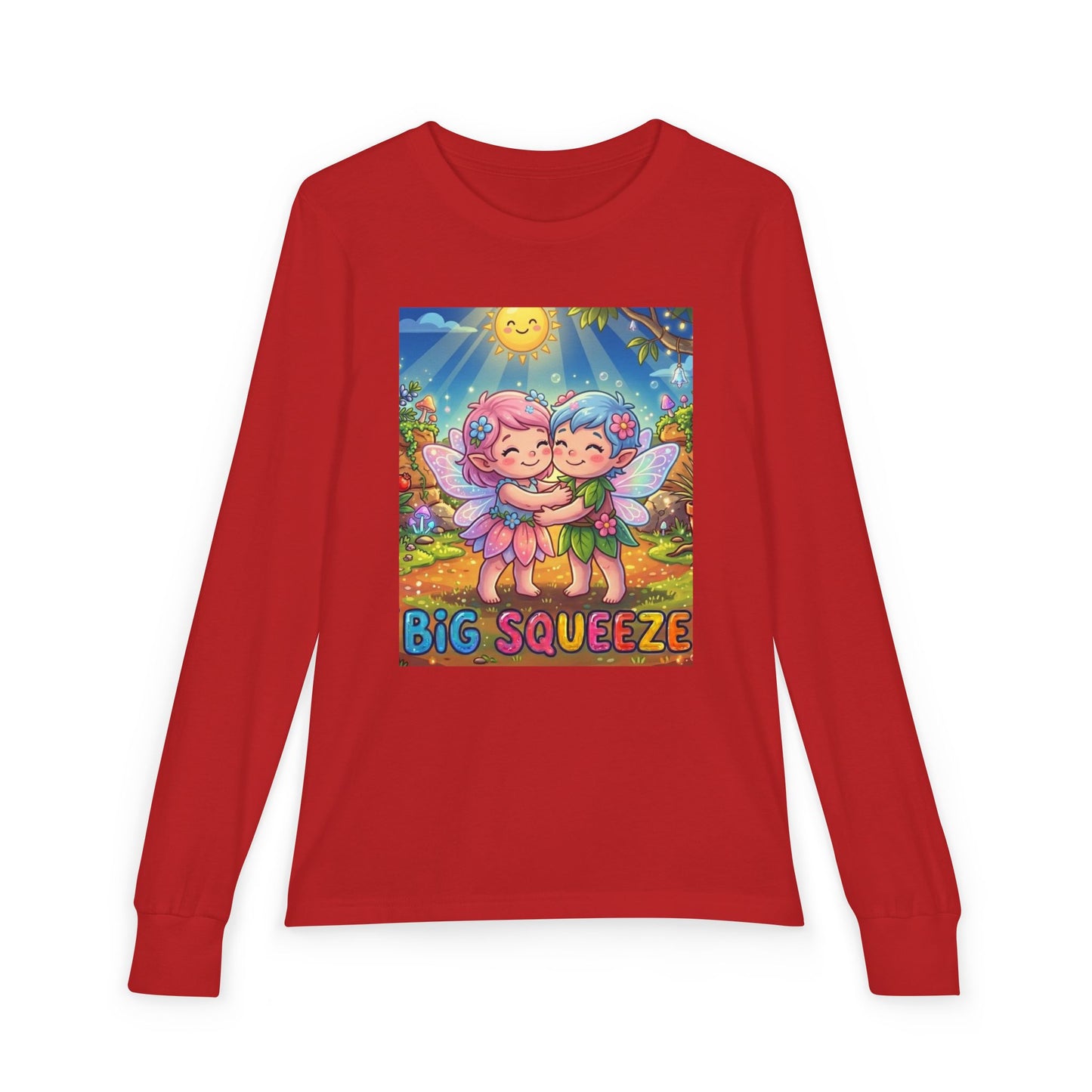 Big Squeeze Fairy Youth Jersey Long Sleeve Tee