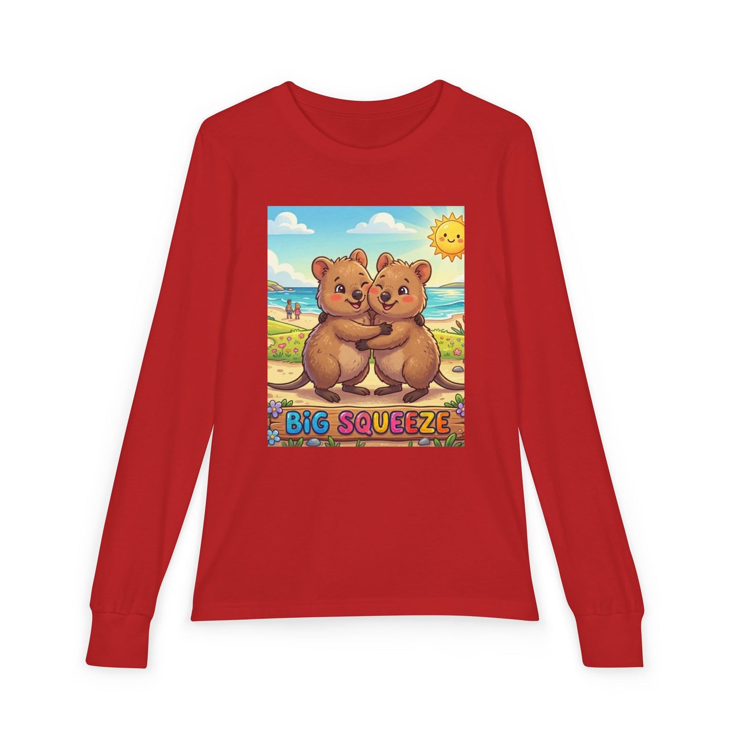 Big Squeeze Quokka Youth Jersey Long Sleeve Tee