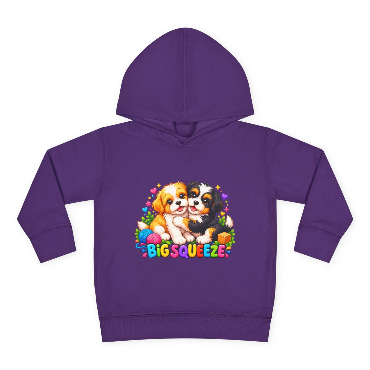 Big Squeeze Shih Tzu Toddler Pullover Fleece Hoodie