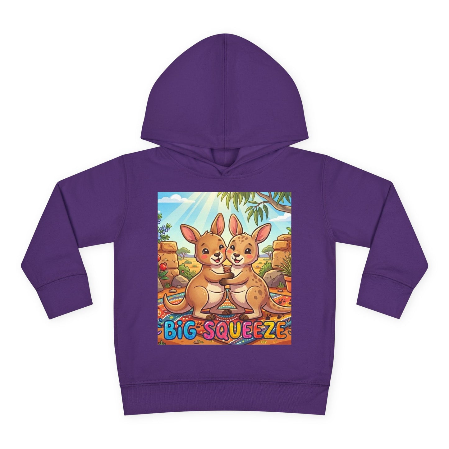 Big Squeeze Kangaroo Toddler Pullover Fleece Hoodie