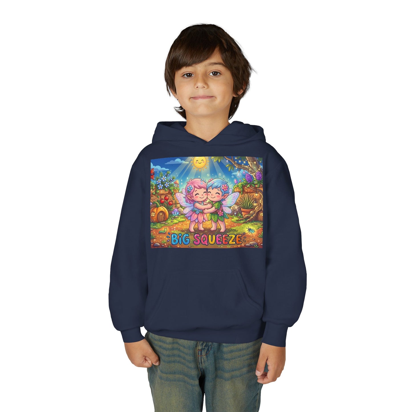 Big Squeeze Fairy Youth Heavy Blend Hooded Sweatshirt