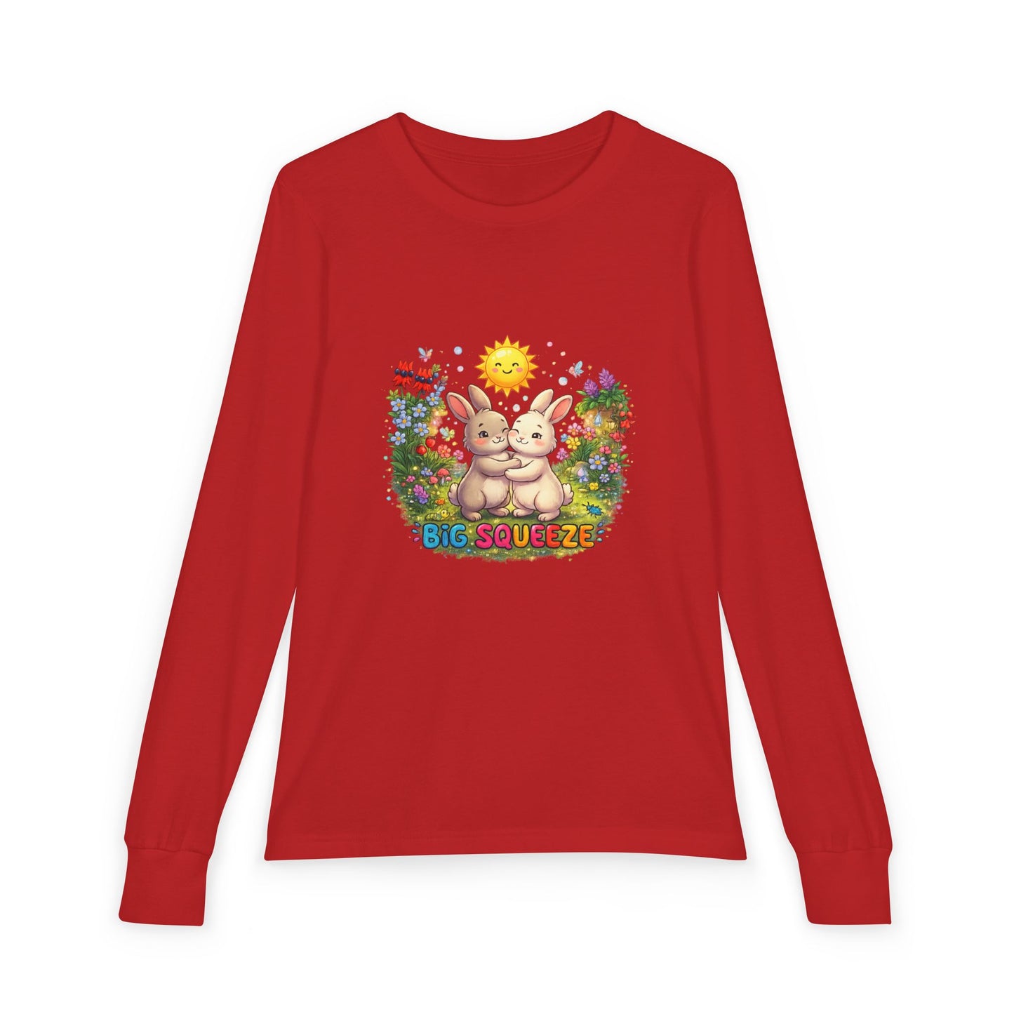 Big Squeeze Bunny Youth Jersey Long Sleeve Tee