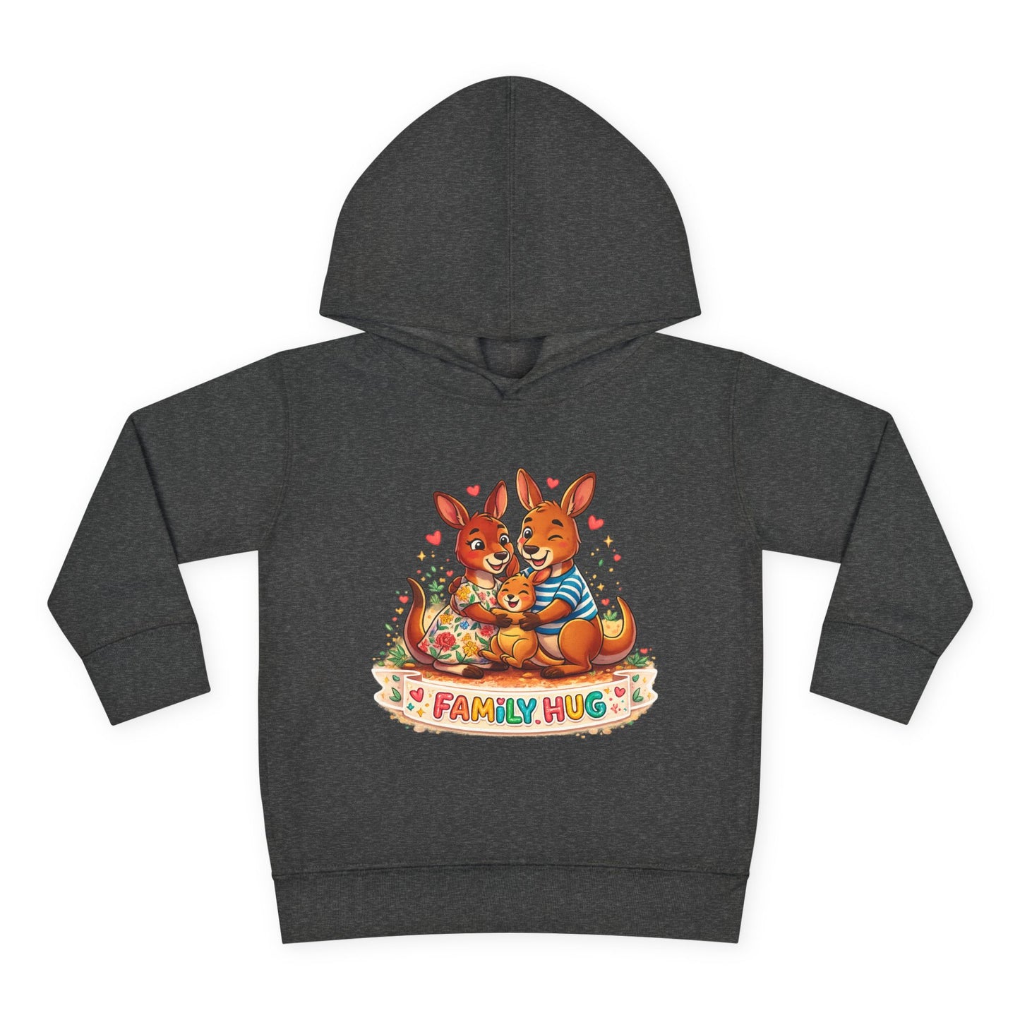 Family Hug Kangaroo Toddler Pullover Fleece Hoodie