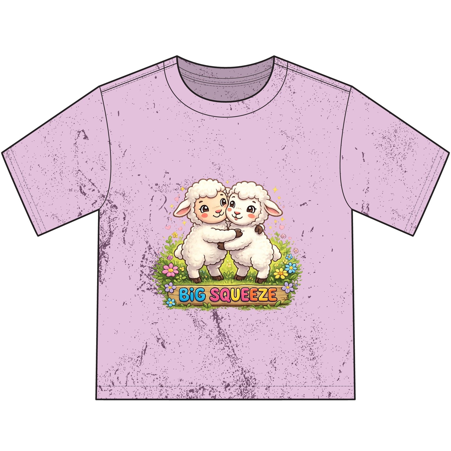 Big Squeeze Lamb Heavyweight Color Blast Youth T-Shirt
