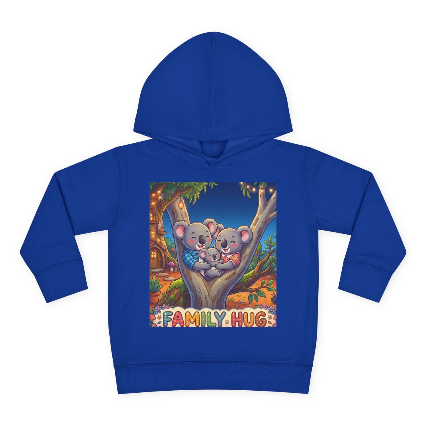 Family Hug Koala Toddler Pullover Fleece Hoodie