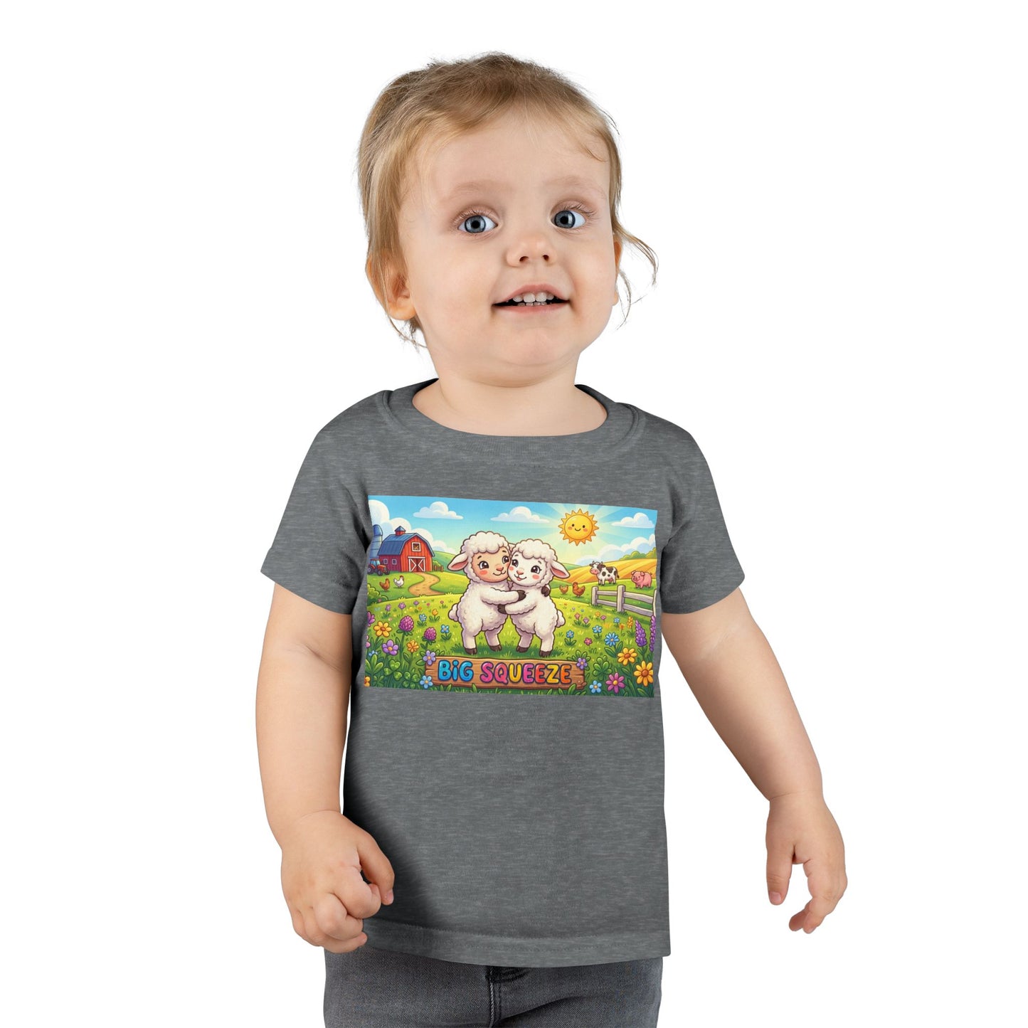 Big Squeeze Lamb Toddler T-shirt