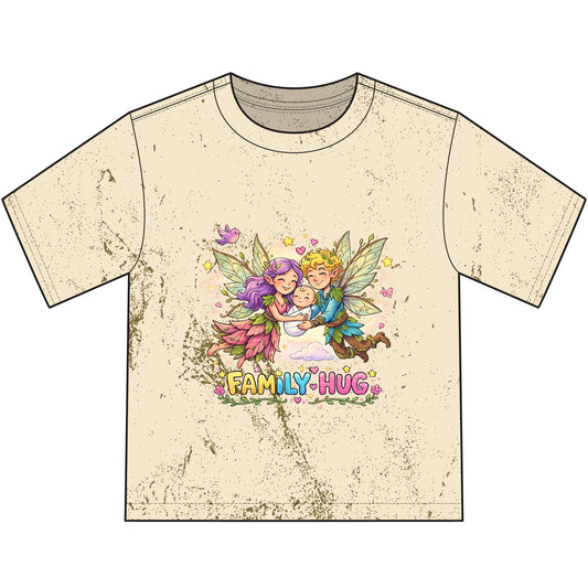 Family Hug Fairy Heavyweight Color Blast Youth T-Shirt