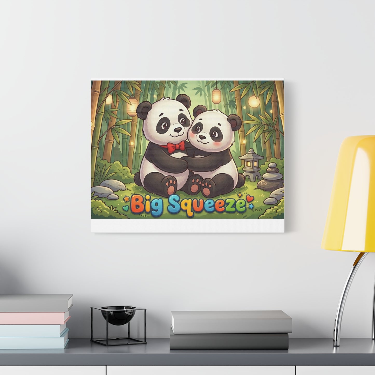 Big Squeeze Panda Classic Canvas