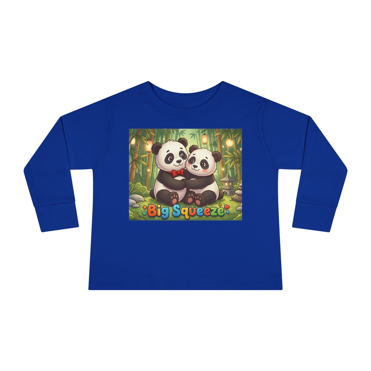 Big Squeeze Panda Toddler Long Sleeve Tee