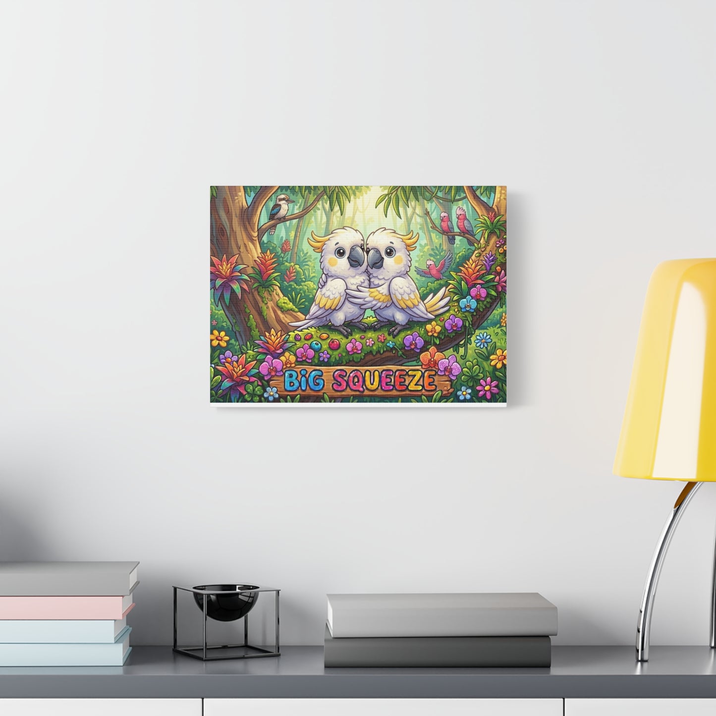 Big Squeeze Cockatoo Classic Canvas