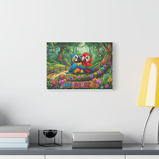 Big Squeeze Macaw Classic Canvas